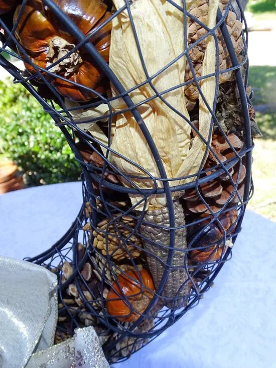 Fall Door Wreath 18" - Picture 4 of 7